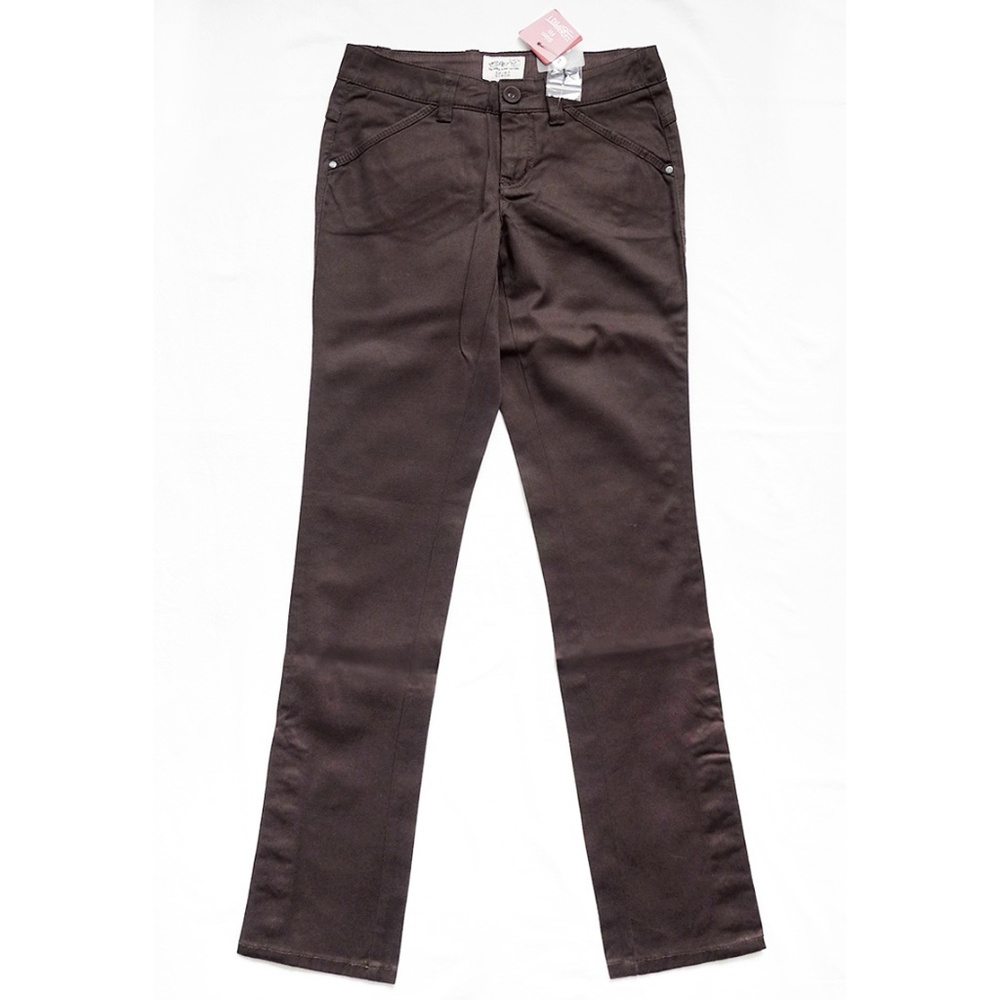 Slim Fit Button Leg Pants US 2 UK 6 (29" x 32")